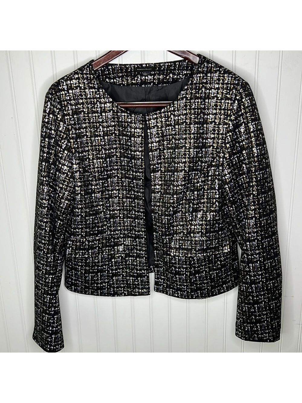 Rebecca Elliot Elegant Waisted Blazer Size Large